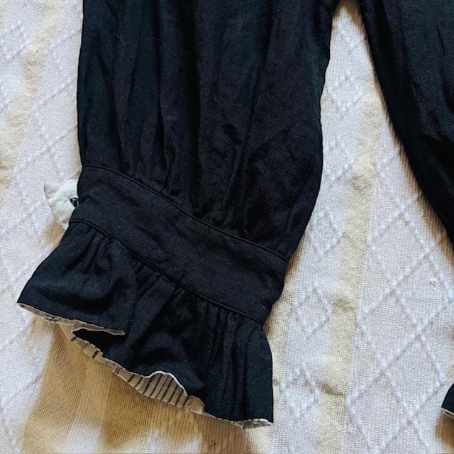 値下！極レア極美品！nolumさん　ドロワーズ　黒　リネンパンツ　ギャザーパンツ