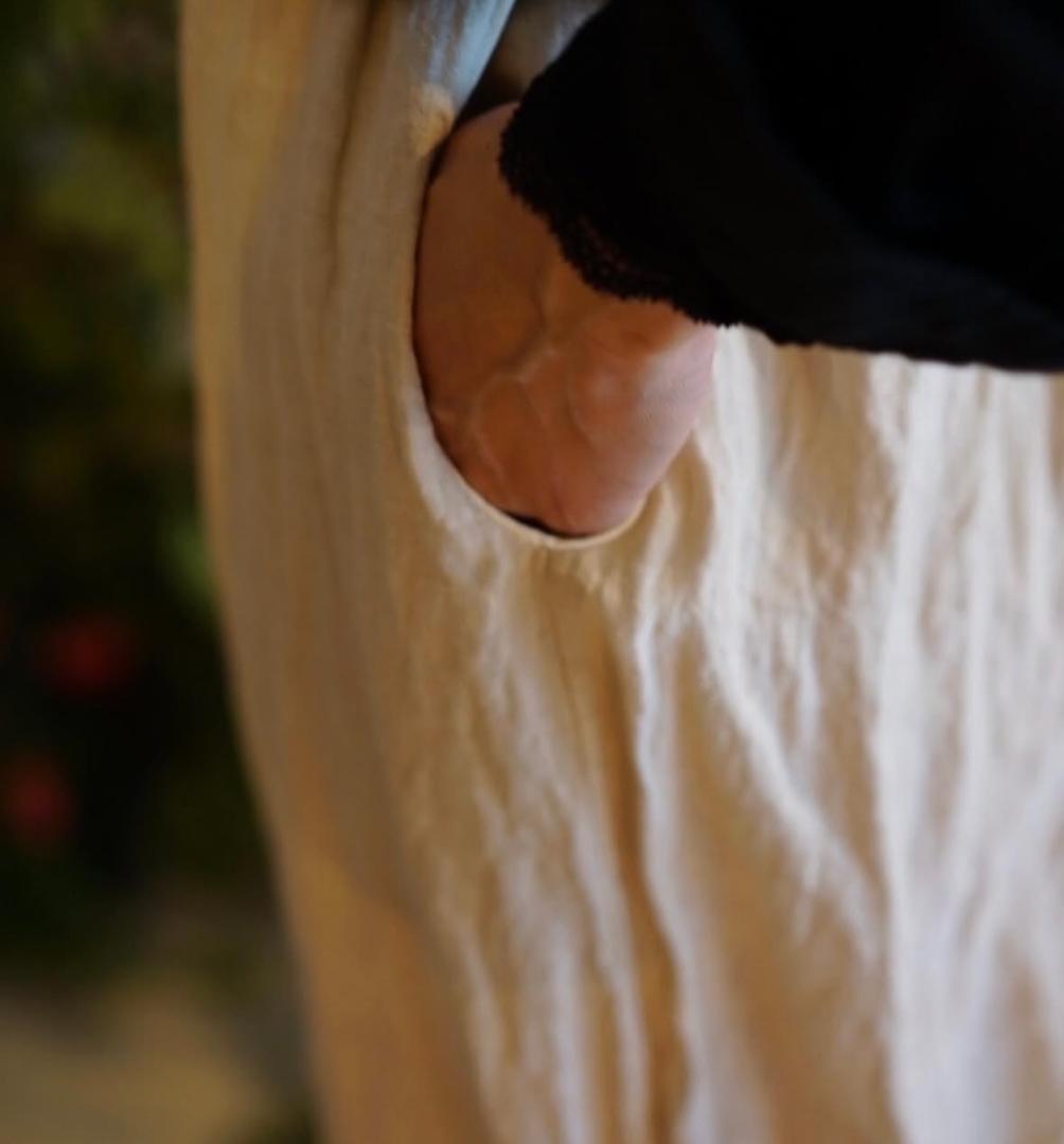 値下！極レア極美品！nolumさん　ドロワーズ　黒　リネンパンツ　ギャザーパンツ