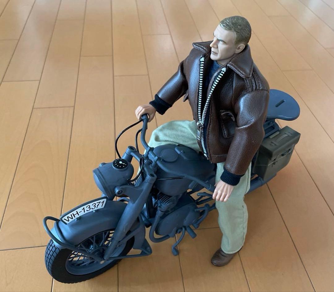 スティーブ・マックイーン 大脱走フィギュア＆バイクセット 1/6サイズ