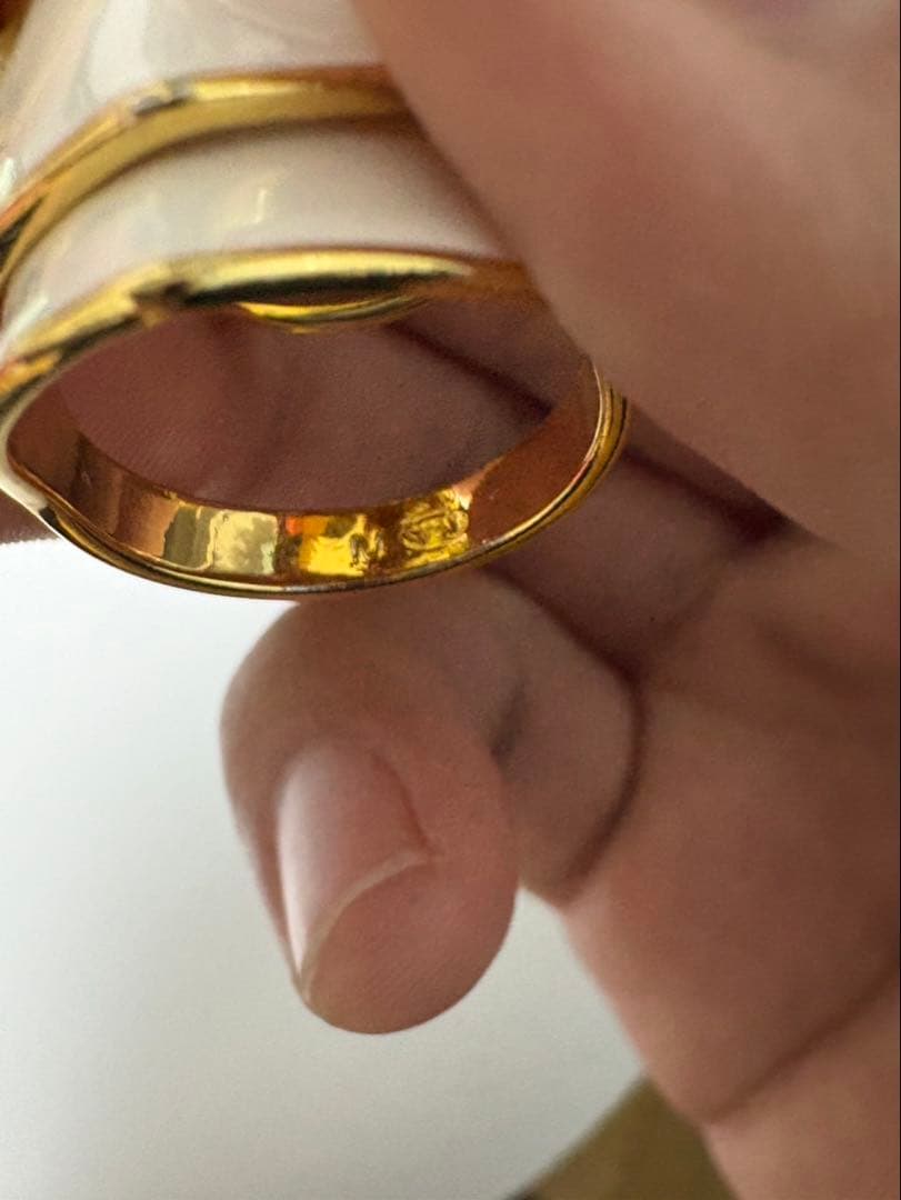 希少✨ヴィヴィアン　アーマーリング　リング　ホワイト　ゴールド