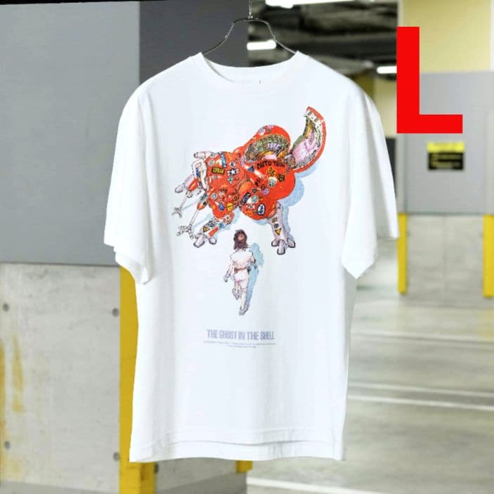 大友克洋×攻殻機動隊 Tシャツ トリビュートイラスト XXL 士郎正宗の