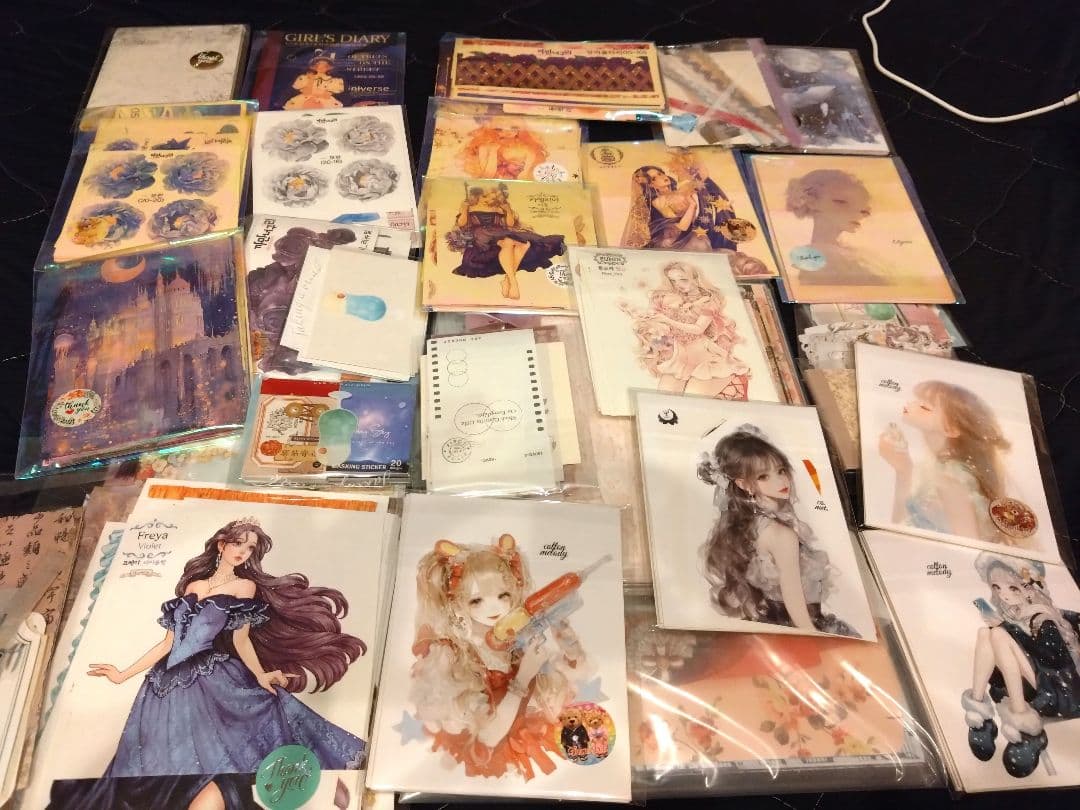 【セール500円引き】素材ステッカー＋A4紙大量セット！850枚以上まとめ売り