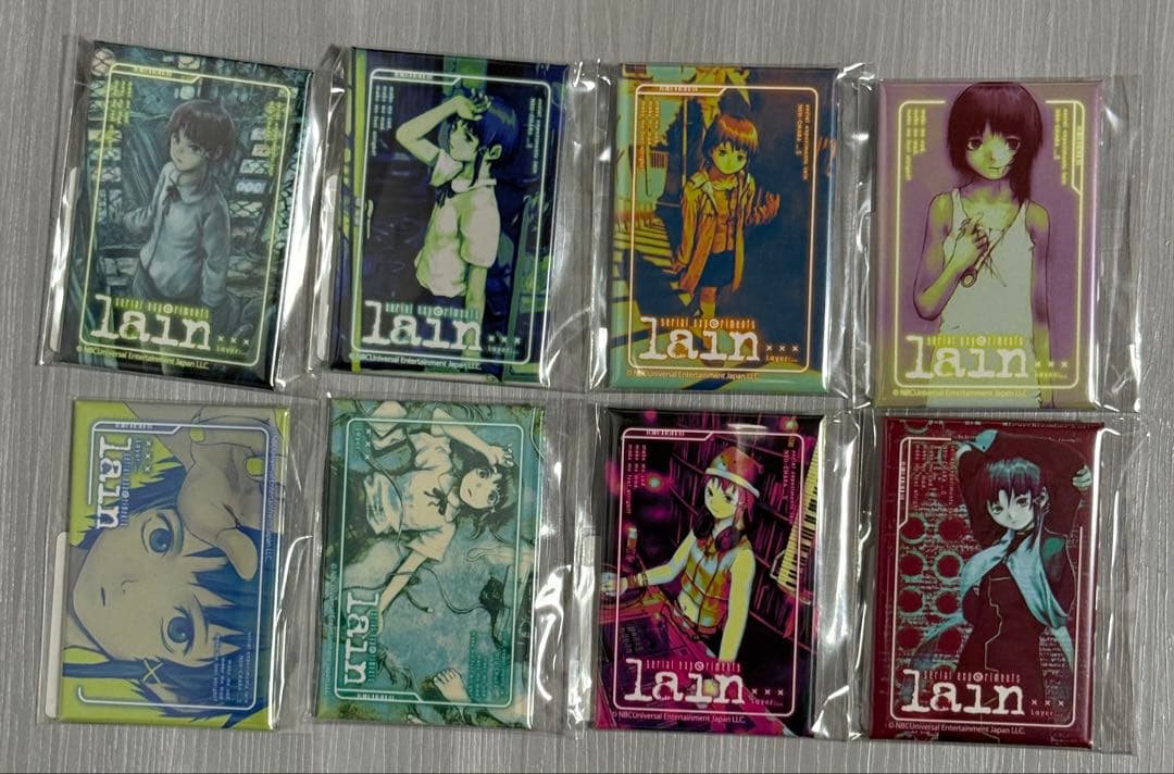 serial experiments lain DMMスクラッチ E賞 全8種