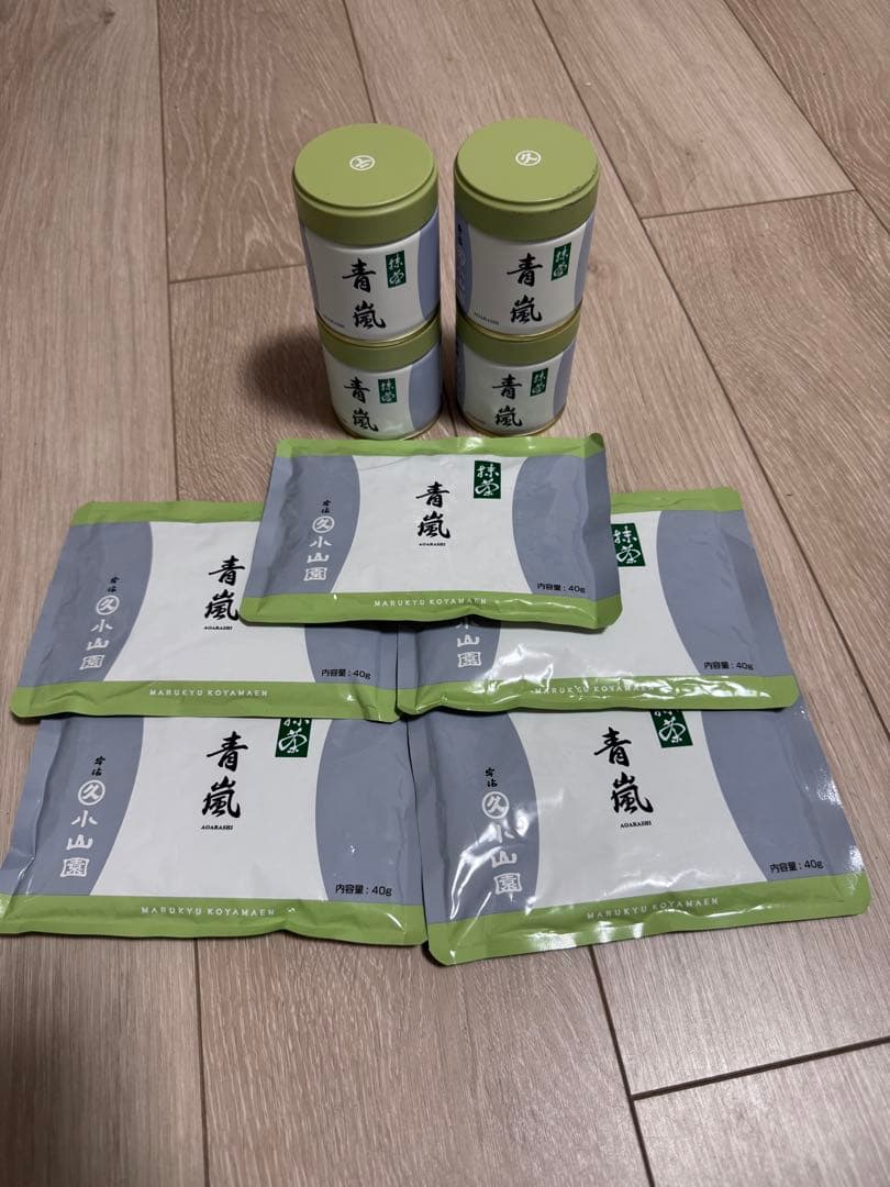 丸久小山園 抹茶 青嵐40g x5袋+4缶セット 定番の抹茶 | 商品 | 宇治 丸久小山園