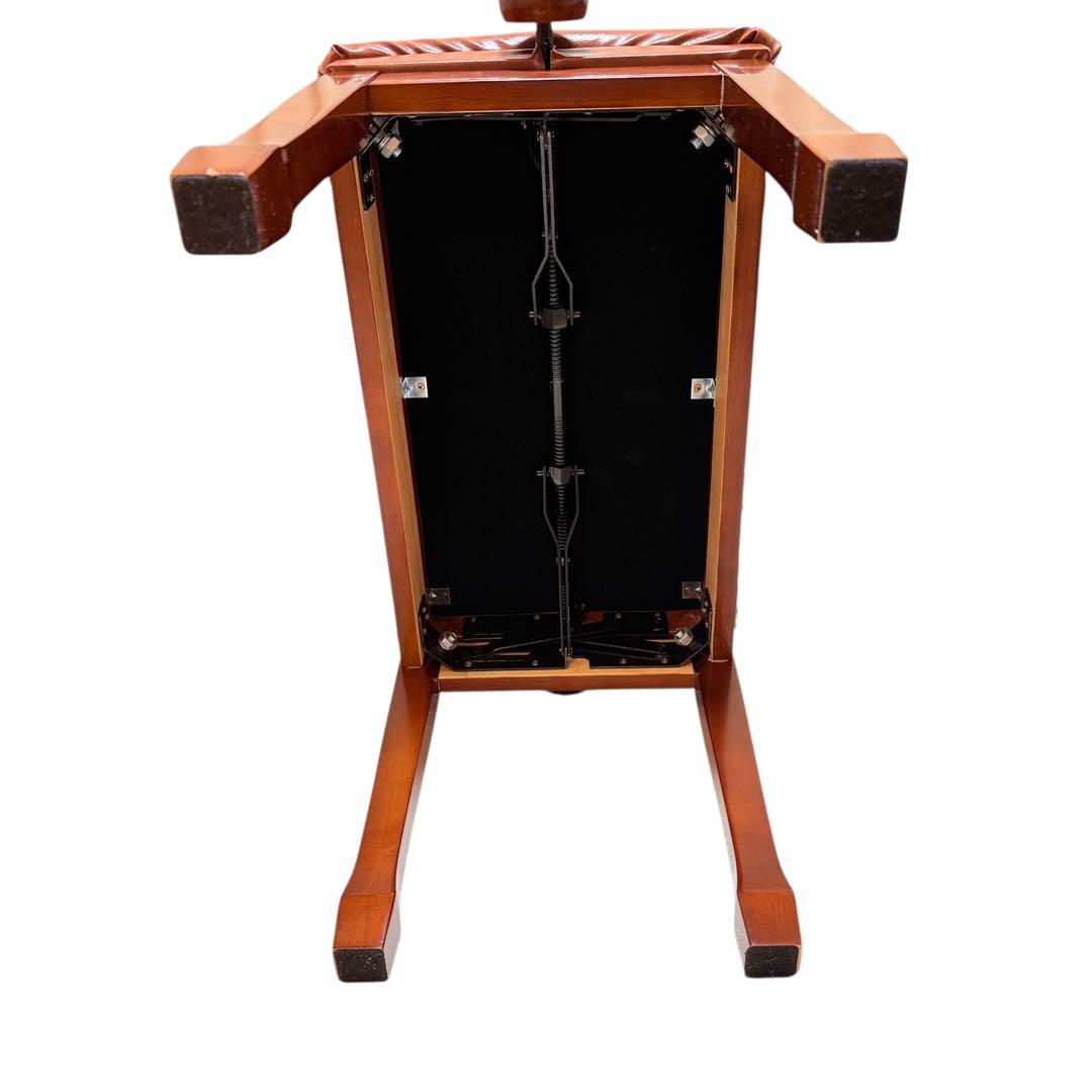 高級感　レザー　ピアノ用ベンチ　イス　高さ調整可能