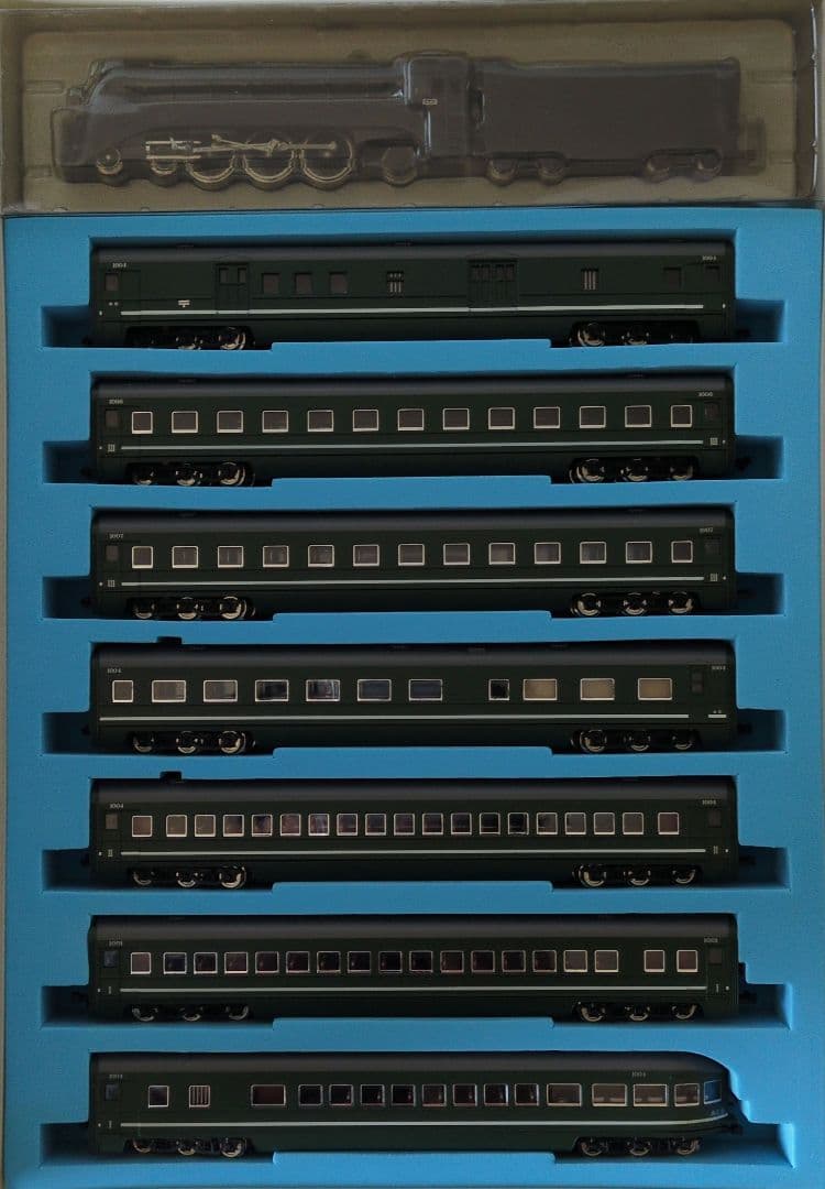 鉄道模型 満州鉄道 パシナ12 燈火管制改造 あじあ号 8両セット - メルカリ