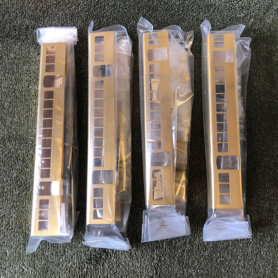 谷川製作所　名鉄3400系旧形　車体バラキット4両セット、台車入