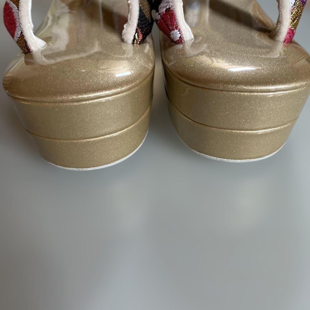 成人式　振袖　日本製　西陣帯地使用　和装バッグぞうりセット　リバーシブル　L