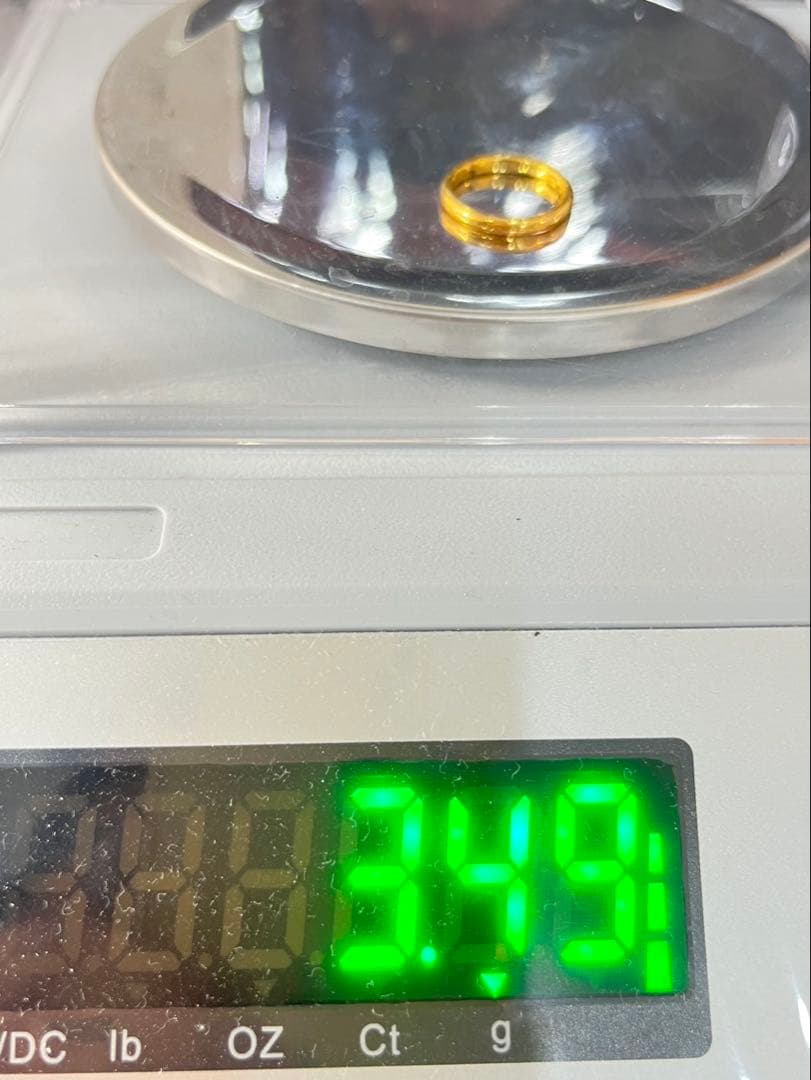 K24 純金 スパイラルデザインリング 4.39g指輪リング刻印あり