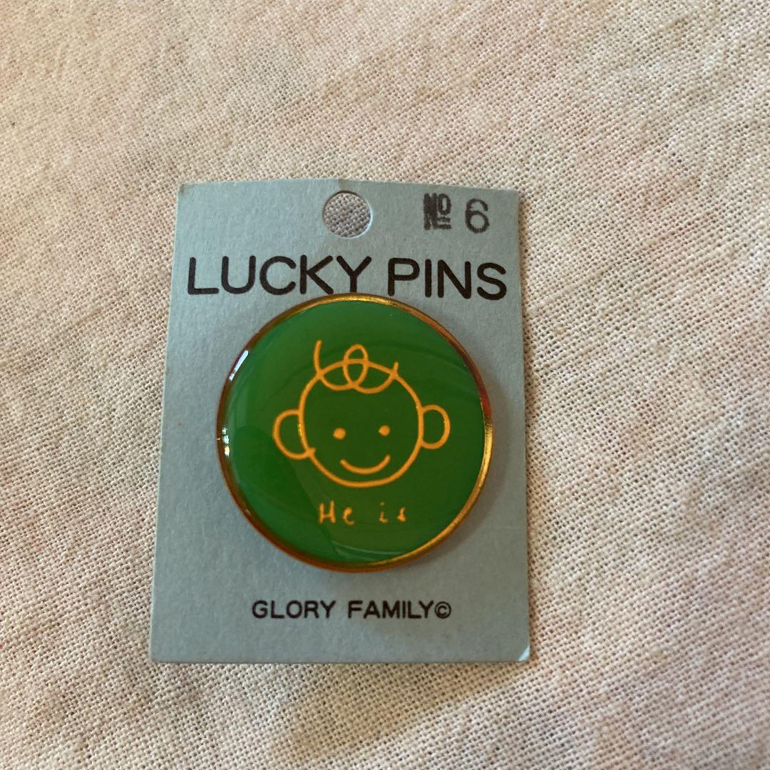 ピン　ピンバッジ　グローリーファミリー　ラッキーピンズ