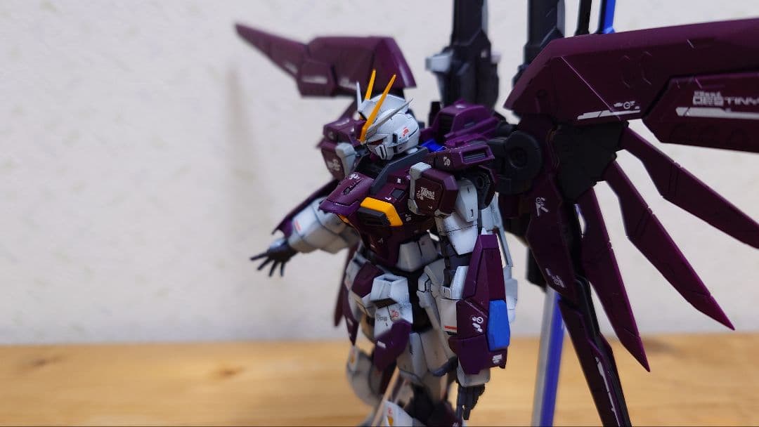 家猫ラムネ　塗装済　RG　デスティニーインパルス　完成品