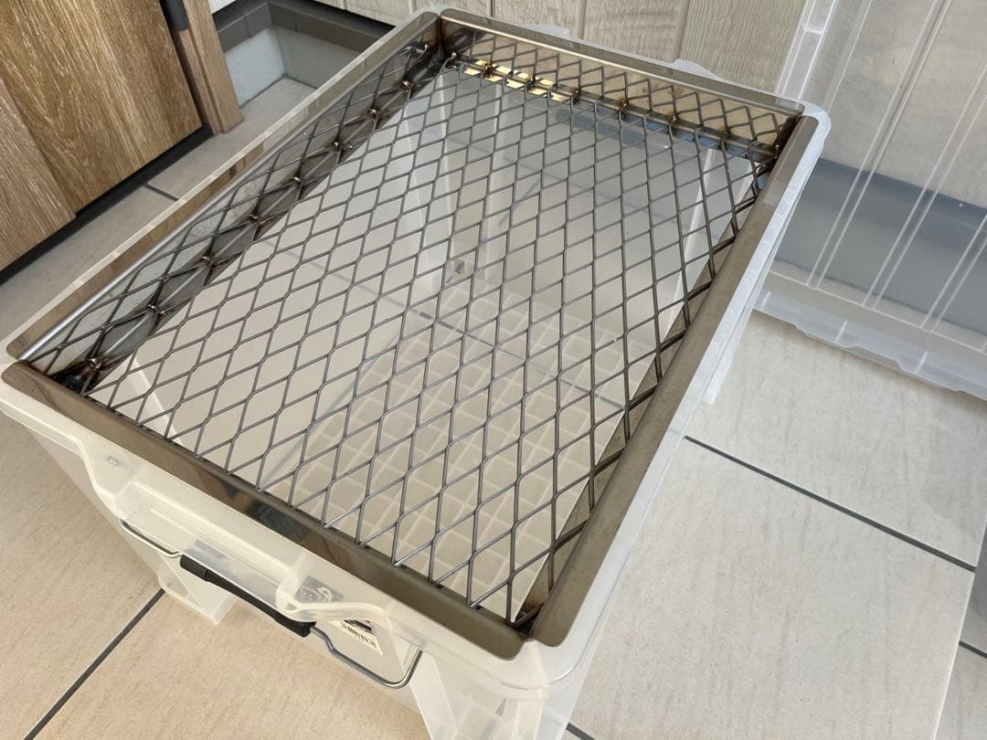 菌糸ブロック崩し　オールステンレス製 菌糸ブロック崩し ALL ステンレス ケース無し