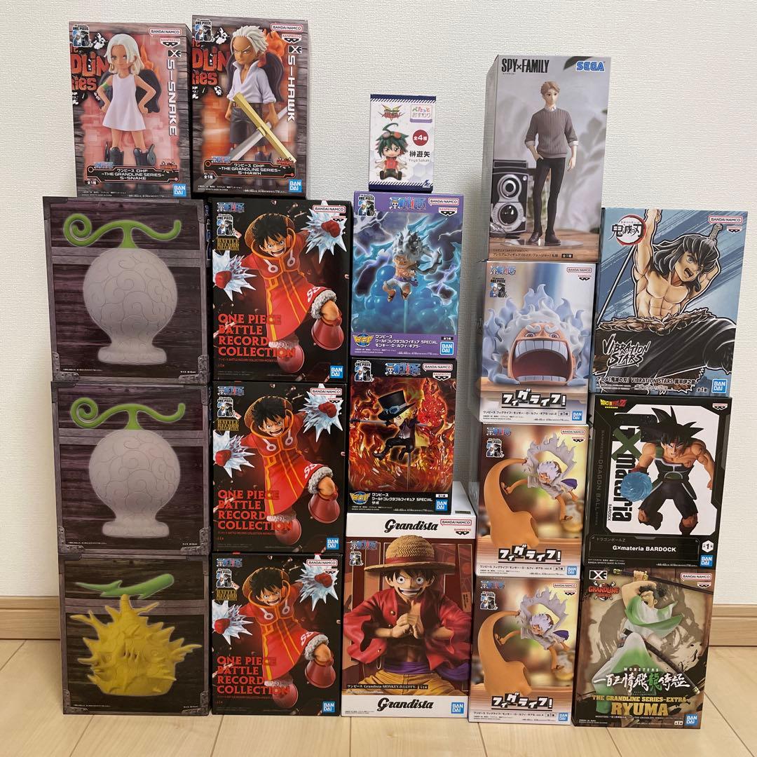 フィギュアまとめ売りワンピースドラゴンボール鬼滅の刃スパイファミリー