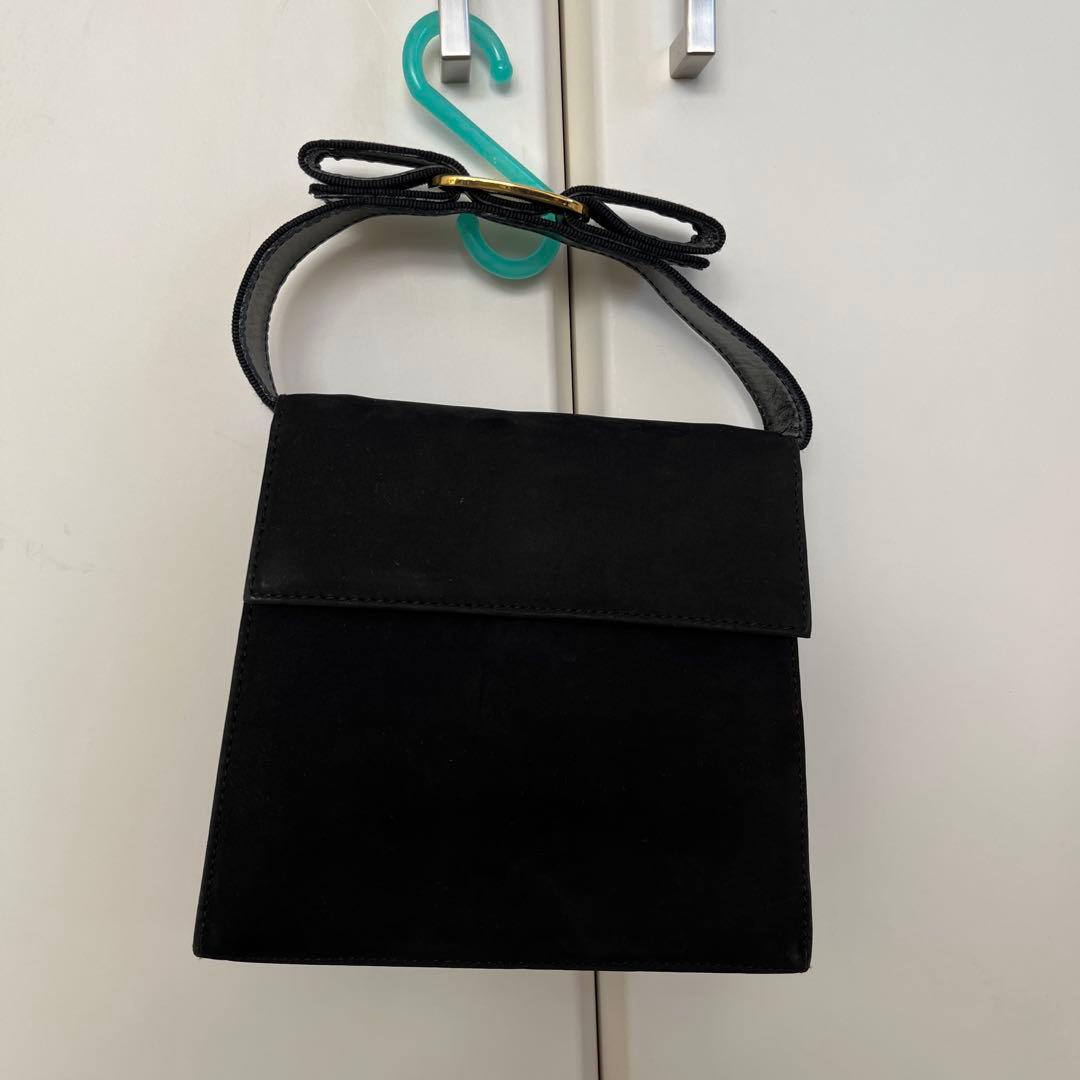 Salvatore Ferragamo ブラック ハンドバッグ