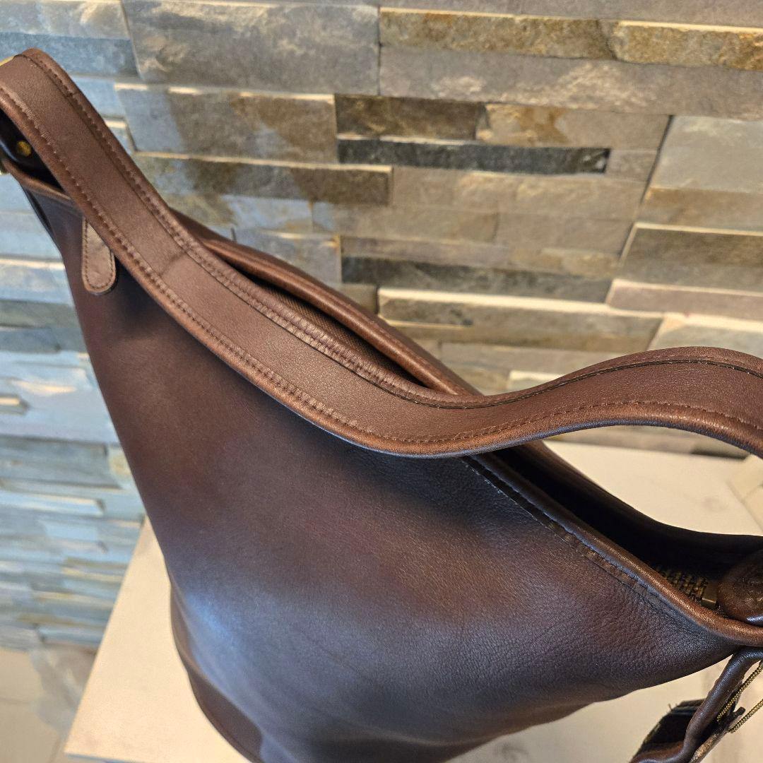 COACH　オールドコーチ　ショルダーバッグ　レザー　バケツ型　ワンショルダー
