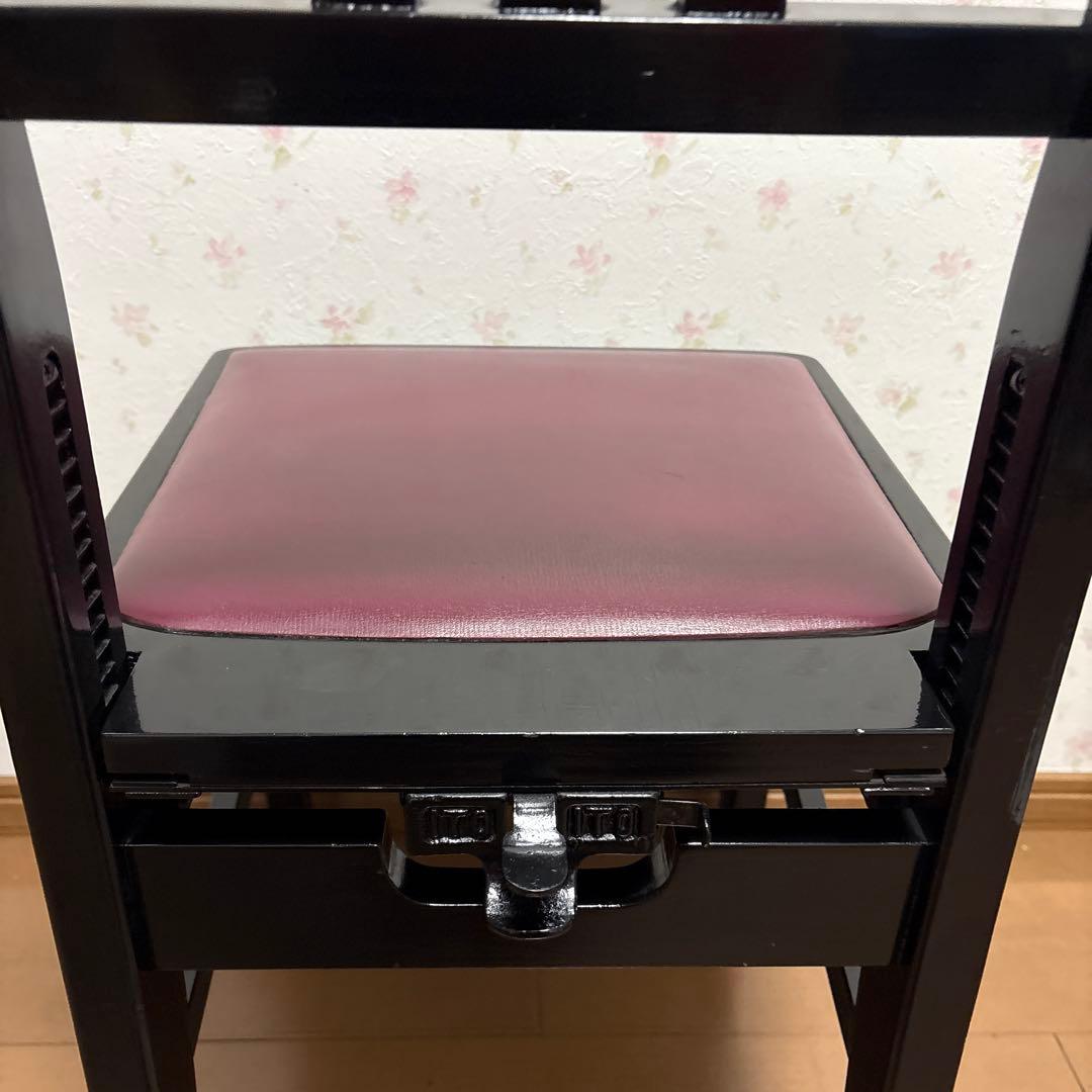 YAMAHA付属 ITO製 トムソン椅子 ピアノ椅子 アップライト