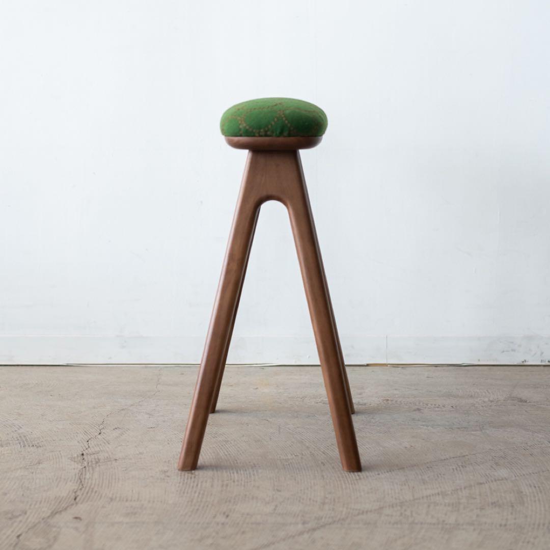 キッチンスツールBR H530＋ミナ ペルホネンタンバリングレー