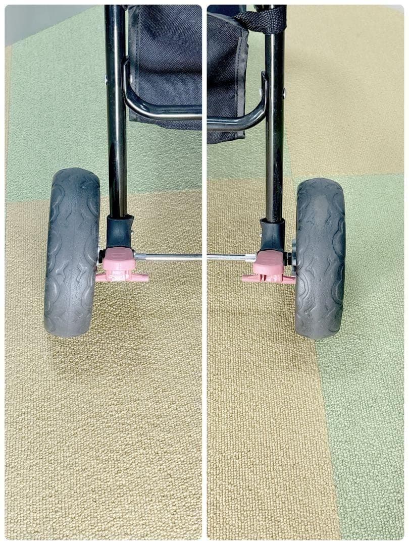 値下げ毛決行！ アイリスオーヤマ ペットカートグリーン 折りたたみ