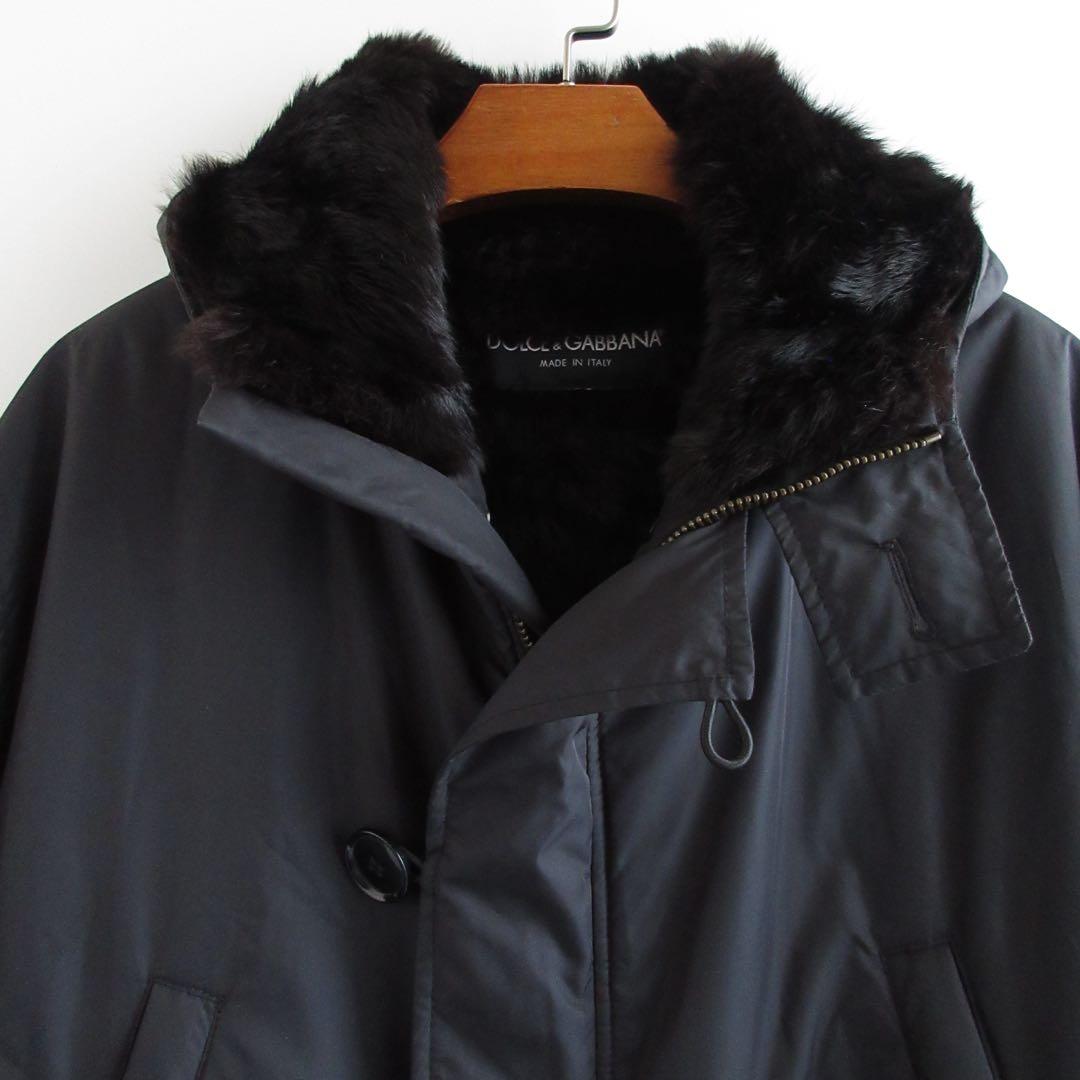 DOLCE&GABBANAドルガバ ラビットファーライナー コート ITALY製