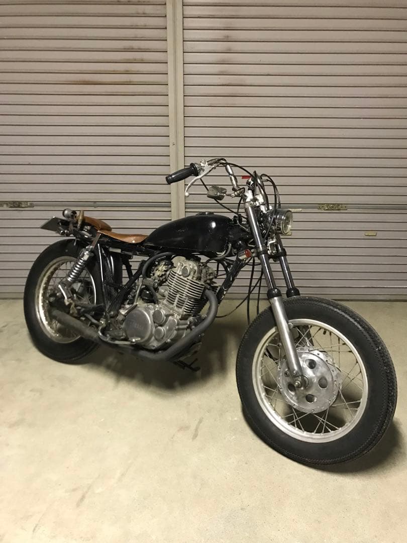 sr400 タンクスポーツタンクモーターロック2% ボバーチョッパー SR400