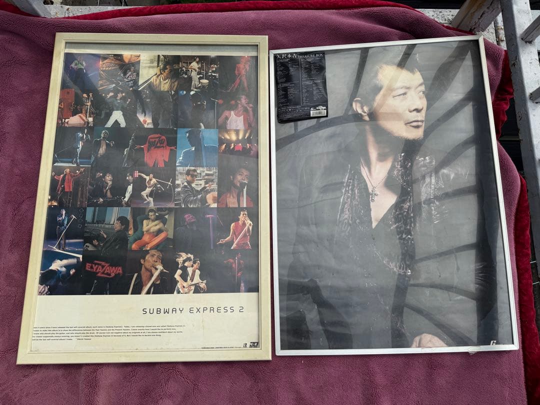 O-1750】矢沢永吉 内海利勝 CAROL グッズ ポスター タオル CD