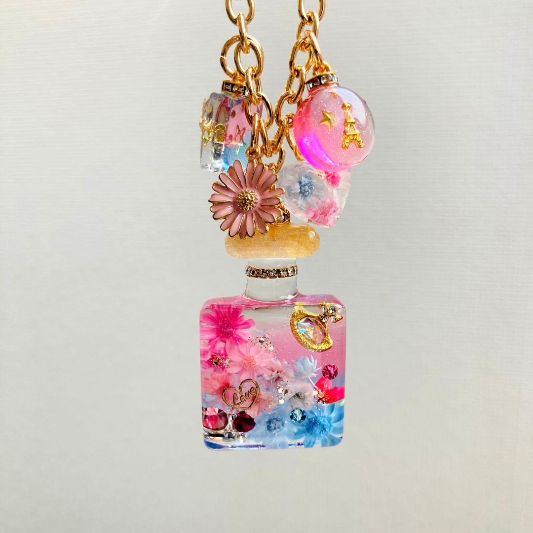 ☆Fivepeacelove☆ページ　名入れチャームレジンキーホルダー5点