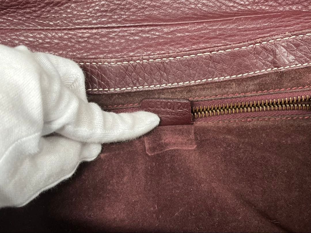 ★CELINE セリーヌ レザーハンドバッグ