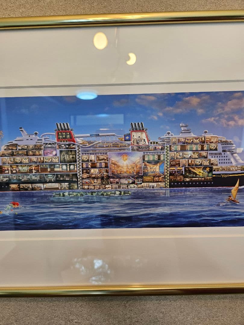 ディズニークルーズ船 Wish号の絵画 ディズニー・ファンタジー