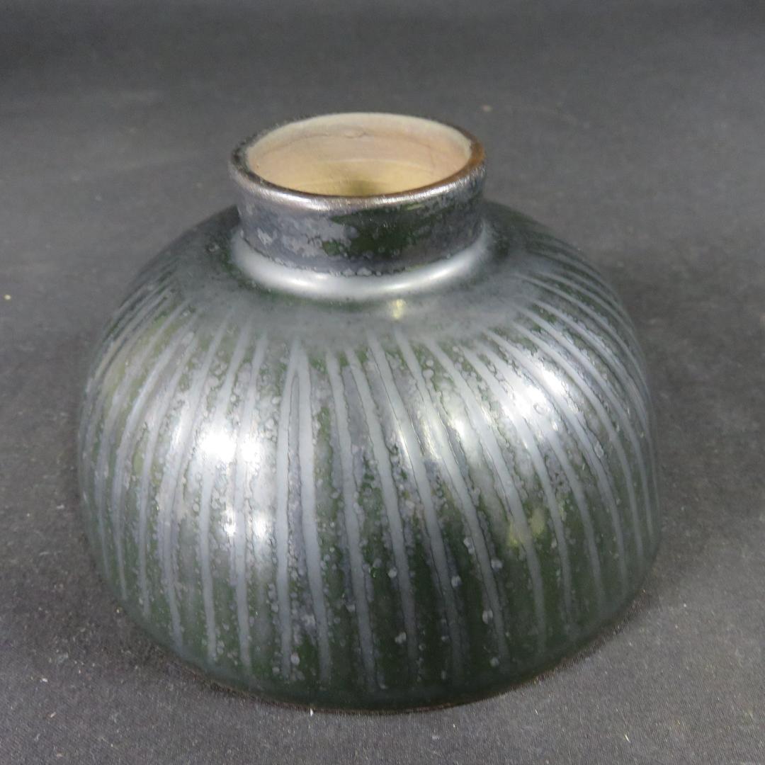 十三代亀井味楽 高取白釉茶盌 共箱 永田宗伴書付 高取焼 茶碗 茶道具