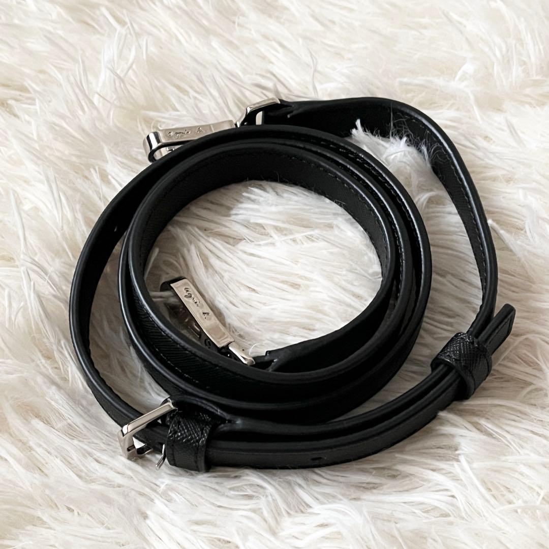 未使用級✨アニエスベー 2Wayハンドバッグ サフィアーノレザー