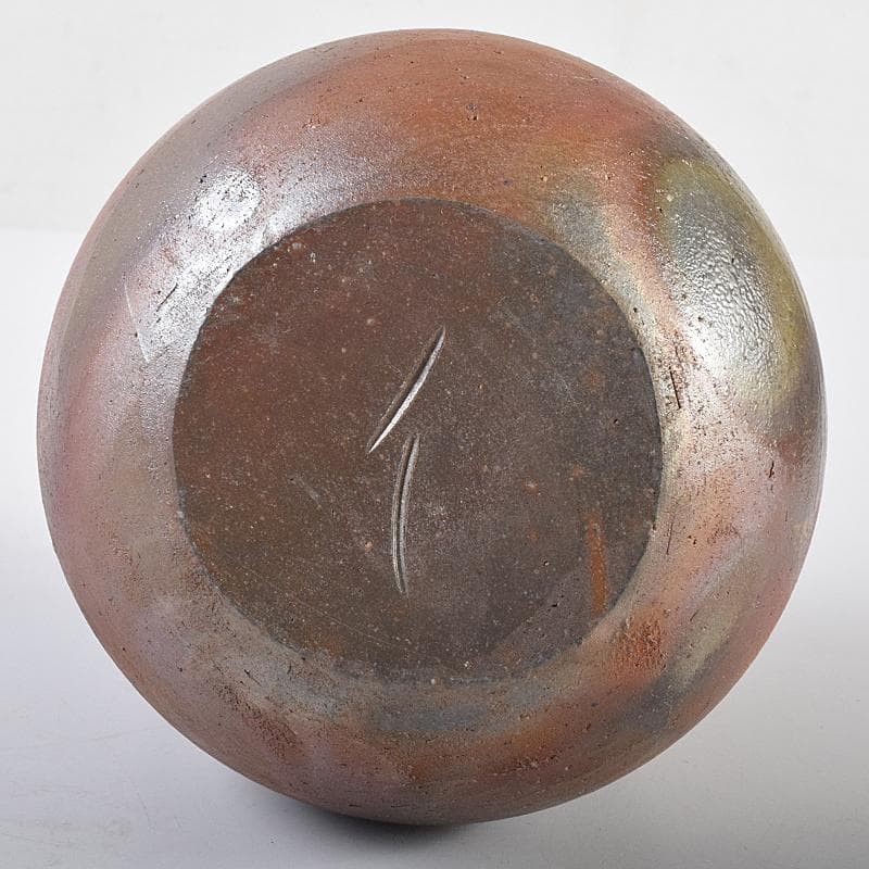 備前焼 伊勢崎満作 瓢箪形 掛花生 共箱 C R7591 - メルカリ