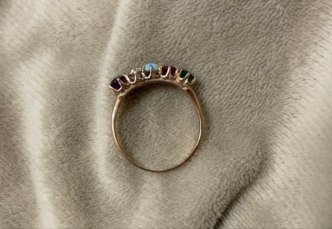 y*u様 30万円程で購入✨アンティーク✨メッセージリング✨ adore ゴール