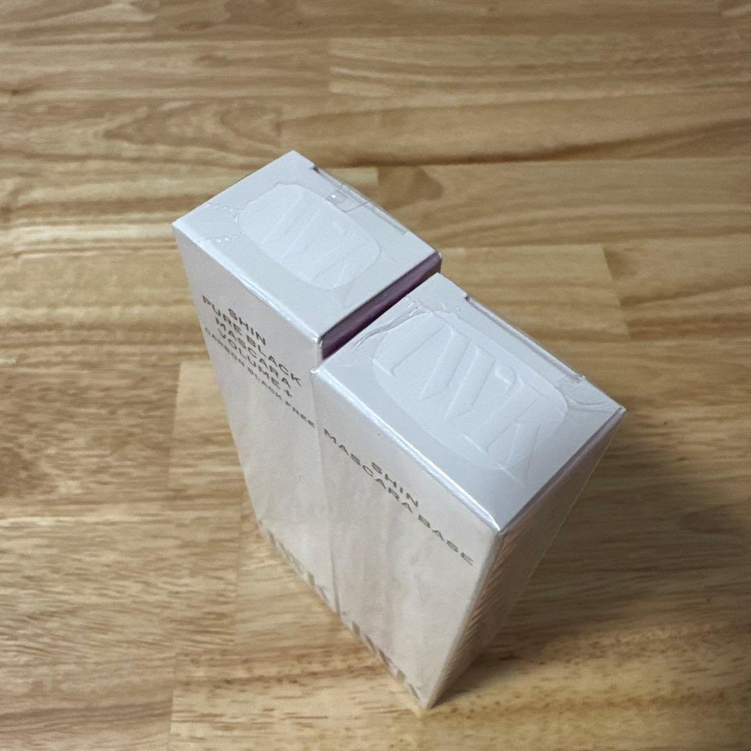 TWKシンピュアブラックマスカラ ボリューム& TWKシンマスカラベースセット