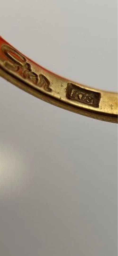 K18 ルビーダイヤモンドリングスタージュエリー