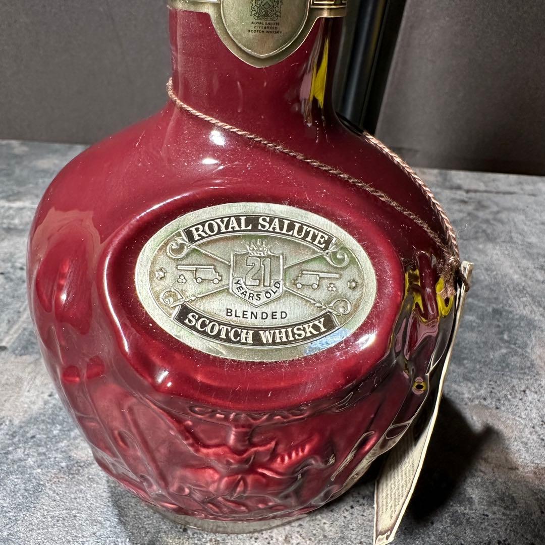 未開栓】ロイヤルサルート 21年 赤陶器 スコッチウイスキー - メルカリ