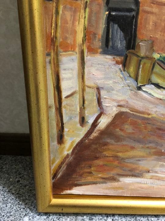 F30アクリルなし 額縁 額 油絵 絵画 ゴールド アンティーク