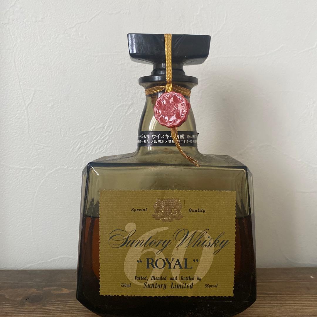 未開栓 液面低下あり サントリー レアオールド ローヤル ROYAL - メルカリ