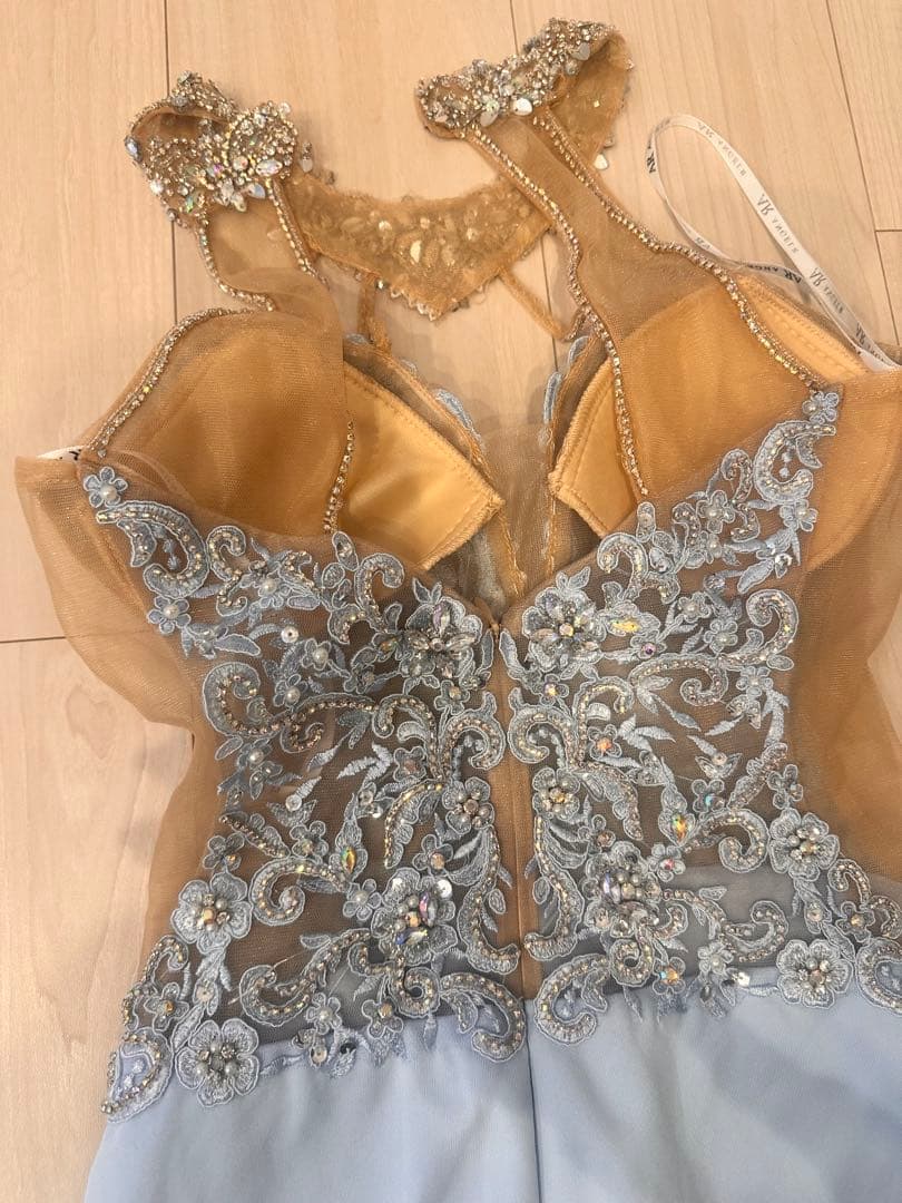 水色刺繍タイトドレス sugar AngelR