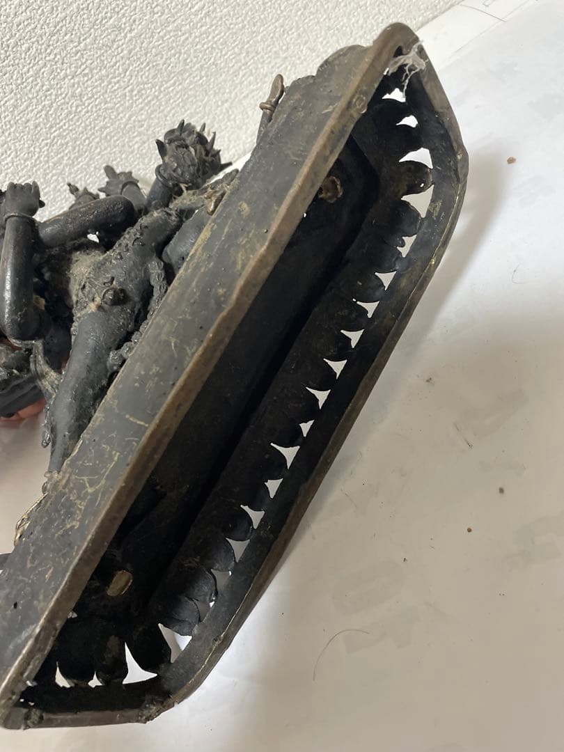 銅の仏像 置物 古銅　チベット仏 ブロンズ 古美術