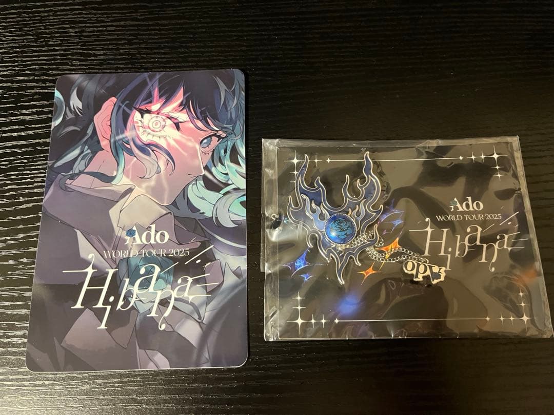 Ado Hibana VIP特典 ブローチ カード