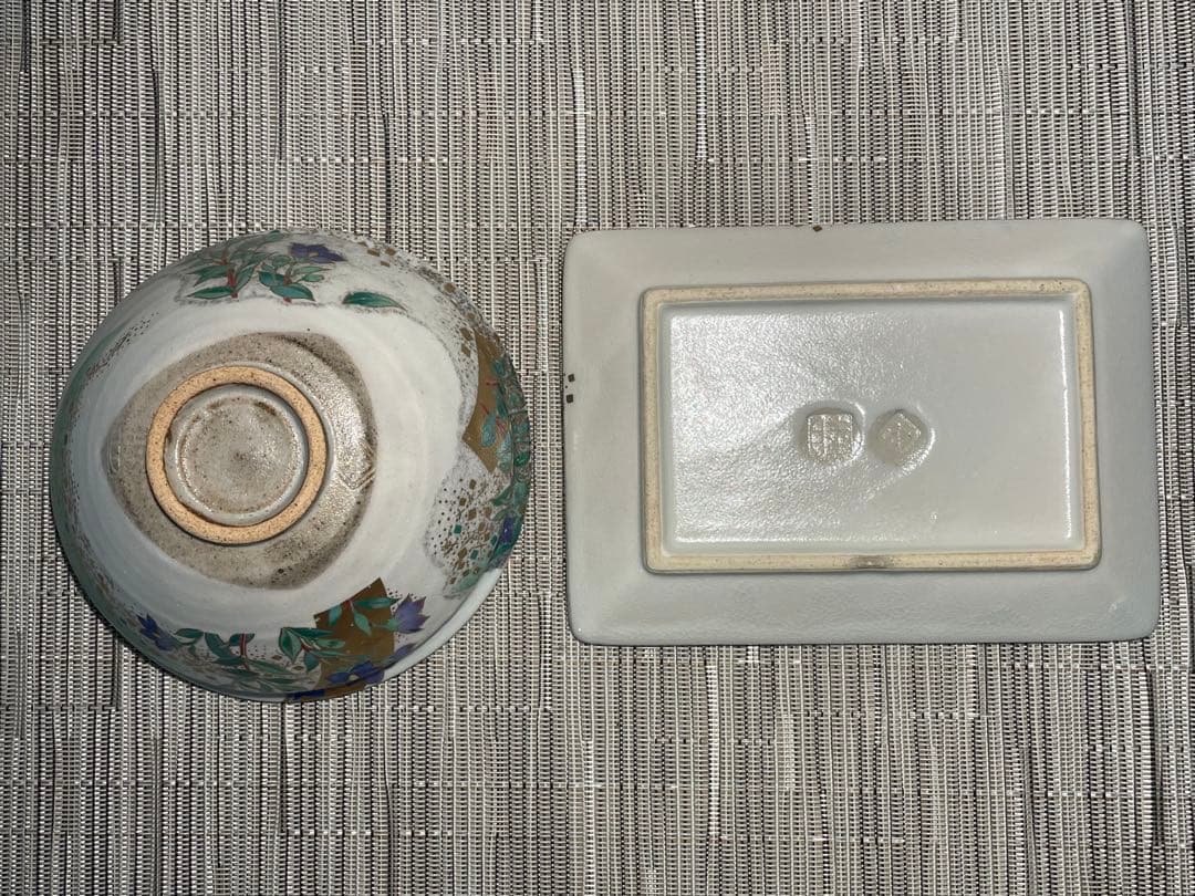 133桑野むつ子 京都 御所の花十二ヶ月【9月桔梗】抹茶椀・和