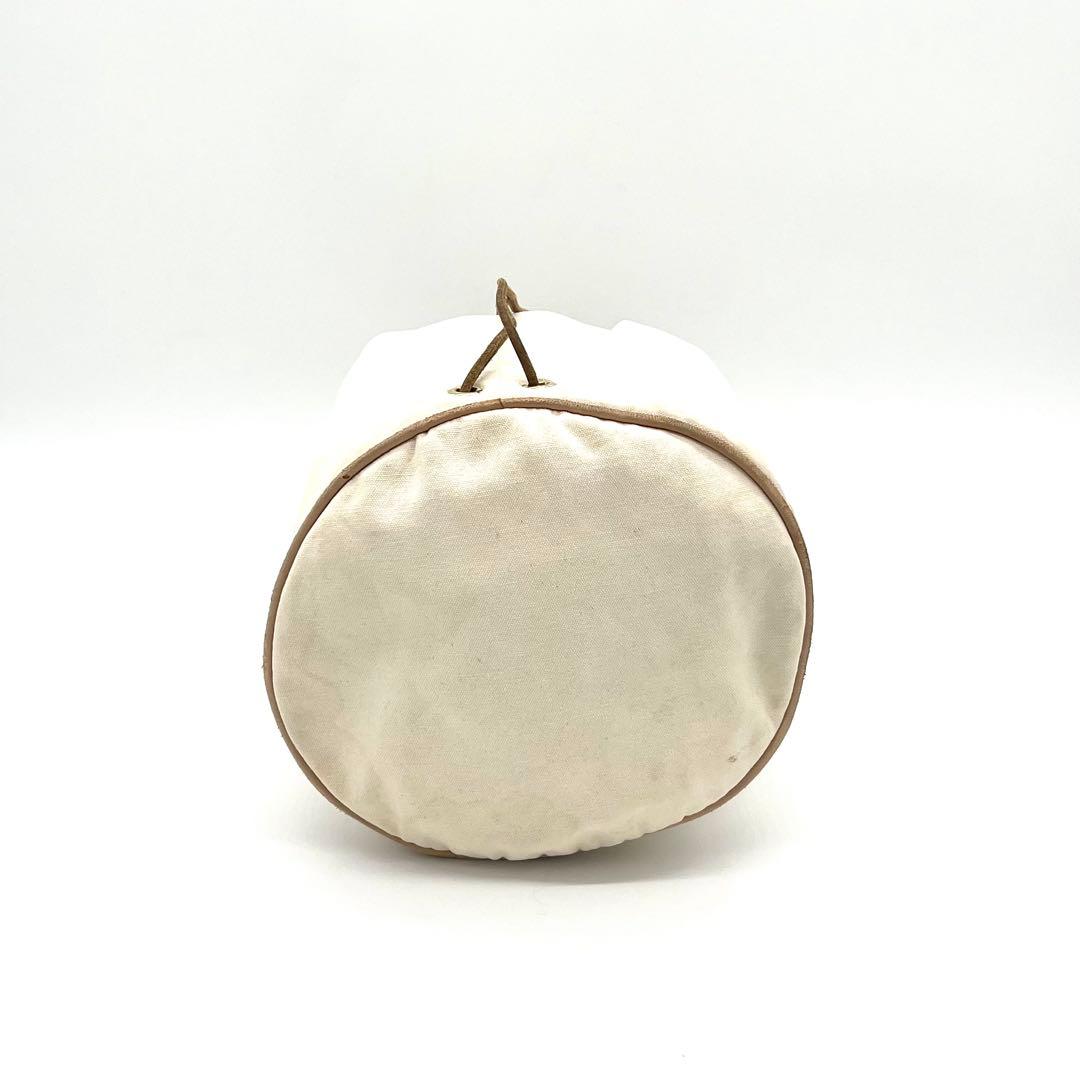 HERMESエルメス ポロションミミルGM巾着ショルダーバッグ アイボリー 希少