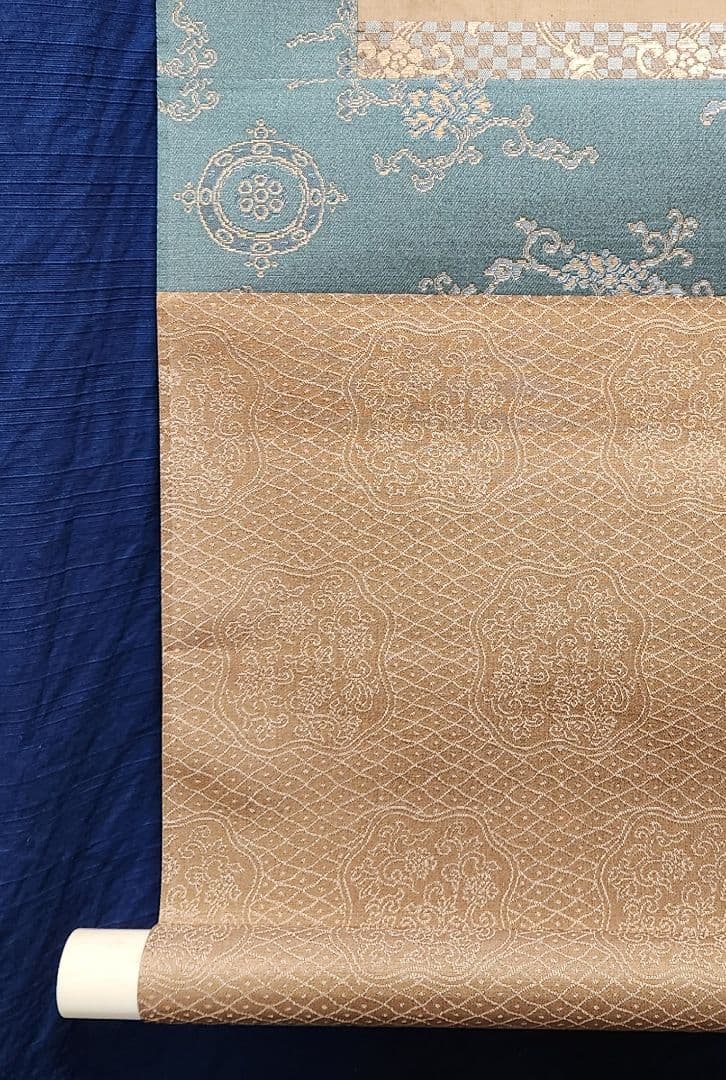 【鯉の滝登り図】狩野栄川院典信 掛け軸 2643 狩野派江戸古画 昇龍　肉筆