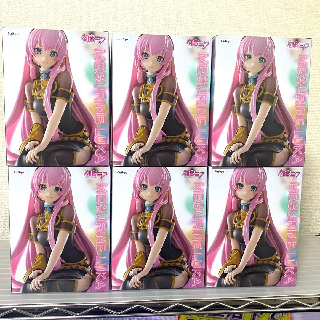 【6体セット】巡音ルカ　ぬーどるストッパー　フィギュア FuRyu