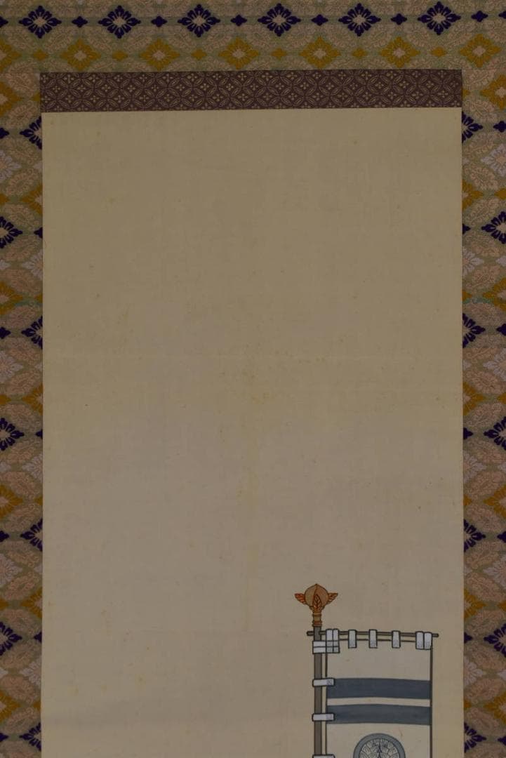 【真作】梅里/桃太郎図/掛軸☆宝船☆AB-388