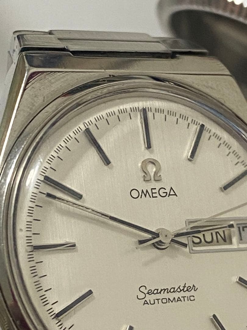Omega オメガseamasterシーマスター自動巻きシルバー　OH済み