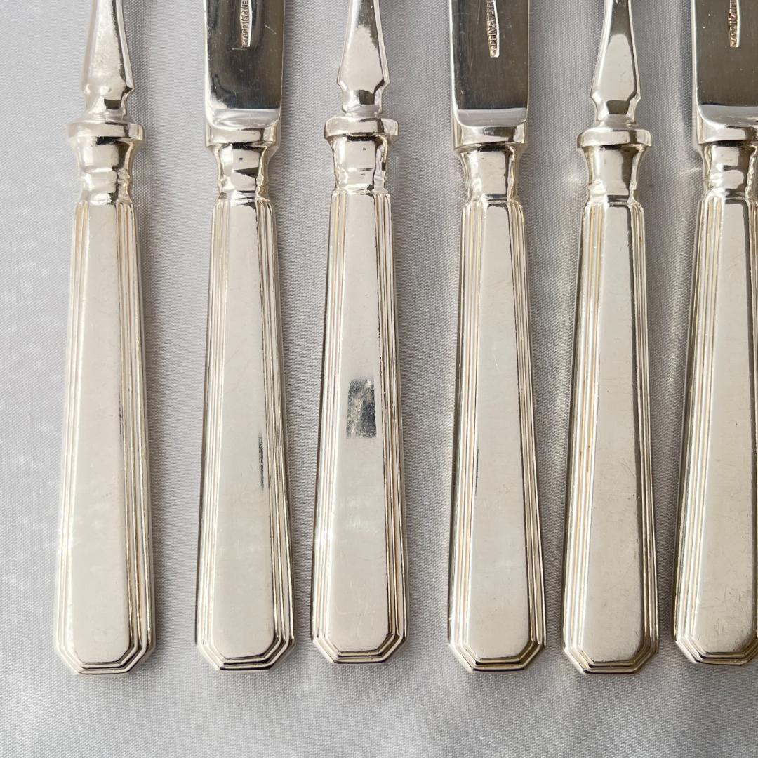 Mappin & Webb】 アールデコ カトラリーセット 12本組 マッピン