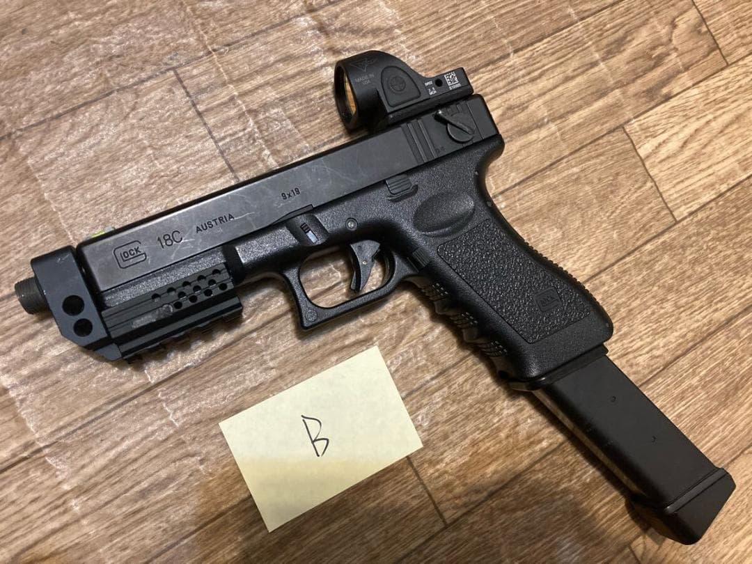 東京マルイ電動ガン グロック18C 10禁デチューンカスタム 親子サバゲー