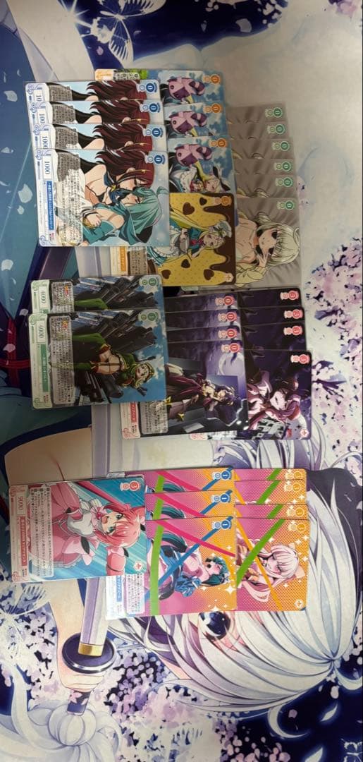 ヴァイスシュヴァルツロゼ　魔法少女にあこがれて　rr以下　まほあこ　値下げ可能 魔法少女にあこがれて まほあこ ヴァイスシュヴァルツロゼ RR以下4コン