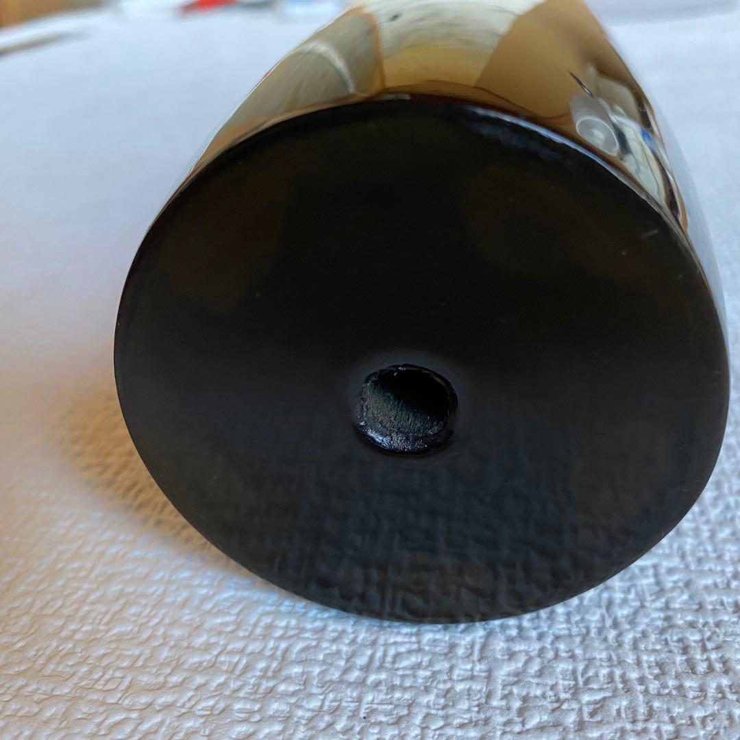 希少✨日展作家 乃生須将己作 花生 花器 花瓶 木製漆器 伝統